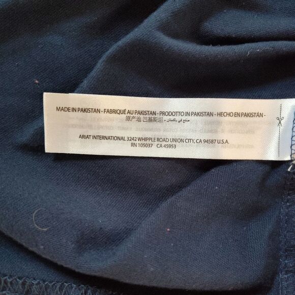 Rebar Strong Block Logo SS Ariat T-shirt Navy Blue sz XL - Picture 3 of 7